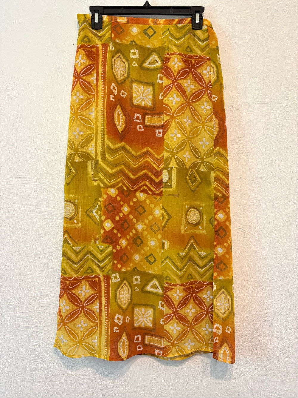 GANTOS Yellow and Orange Floral Skirt